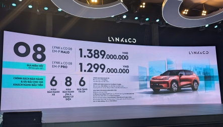 Lynk & Co 08 chính thức ra mắt tại Việt Nam với giá từ 1,299 tỷ đồng